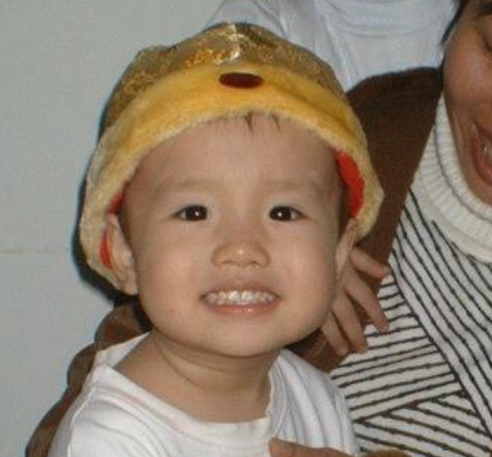 Minh at 3 years old