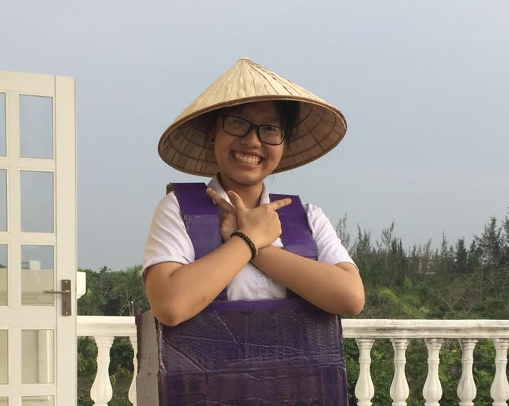 Minh at high school